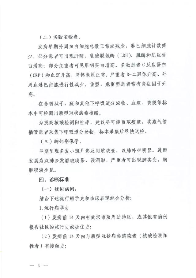 关于印发新型冠状病毒肺炎诊疗方案(试行第六版)的通知及解读